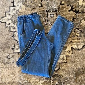 Forever 21 girls high waisted jeans